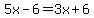 5x-6=3x%2B6