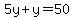 5y%2By=50