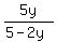 5y%2F%285-2y%29