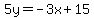 5y=-3x%2B15