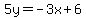 5y=-3x%2B6