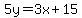 5y=3x%2B15