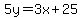 5y=3x%2B25