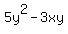 5y%5E2-3xy