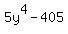 5y%5E4-405