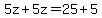 5z%2B5z=25%2B5