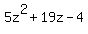 5z%5E2%2B19z-4
