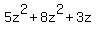 5z%5E2+%2B+8z%5E2+%2B+3z