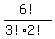6%21%2F%283%21%2A2%21%29