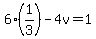 6%281%2F3%29-4v=1