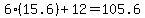 6%2815.6%29%2B12=105.6