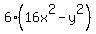 6%2816x%5E2-y%5E2%29