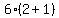 6%282%2B1%29