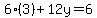 6%283%29%2B12y=6