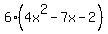 6%284x%5E2-7x-2%29
