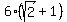 6%28sqrt%282%29%2B1%29