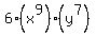 6%28x%5E9%29%28y%5E7%29