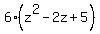 6%28z%5E2-2z%2B5%29