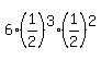 6%2A%281%2F2%29%5E3%2A%281%2F2%29%5E2