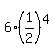 6%2A%281%2F2%29%5E4