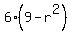 6%2A%289-r%5E2%29