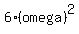 6%2A%28omega%29%5E2