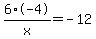 6%2A-4%2Fx=-12
