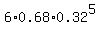 6%2A0.68%2A0.32%5E5
