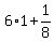 6%2A1%2B1%2F8