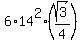 6%2A14%5E2%2A%28sqrt%283%29%2F4%29