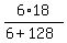 6%2A18%2F%286%2B128%29