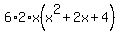 6%2A2%2Ax%28x%5E2+%2B+2x+%2B+4%29