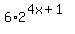 6%2A2%5E%284x%2B1%29
