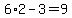 6%2A2-3=9