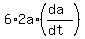 6%2A2a%2A%28%28da%29%2F%28dt%29%29