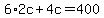 6%2A2c%2B4c=400