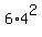 6%2A4%5E2