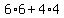 6%2A6%2B4%2A4
