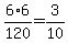 6%2A6%2F120+=+3%2F10