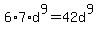 6%2A7%2Ad%5E9+=+42d%5E9