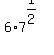6%2A7%5E%281%2F2%29