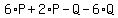 6%2AP%2B2%2AP-Q-6%2AQ
