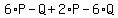 6%2AP-Q%2B2%2AP-6%2AQ