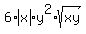 6%2Aabs%28x%29%2Ay%5E2%2Asqrt%28xy%29