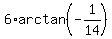 6%2Aarctan%28-1%2F14%29