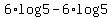 6%2Alog5+-+6%2Alog5