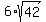 6%2Asqrt%2842%29