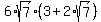 6%2Asqrt%287%29%283%2B2%2Asqrt%287%29%29
