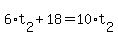 6%2At%5B2%5D%2B18+=+10%2At%5B2%5D