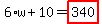 6%2Aw%2B10=highlight_red%28+340+%29
